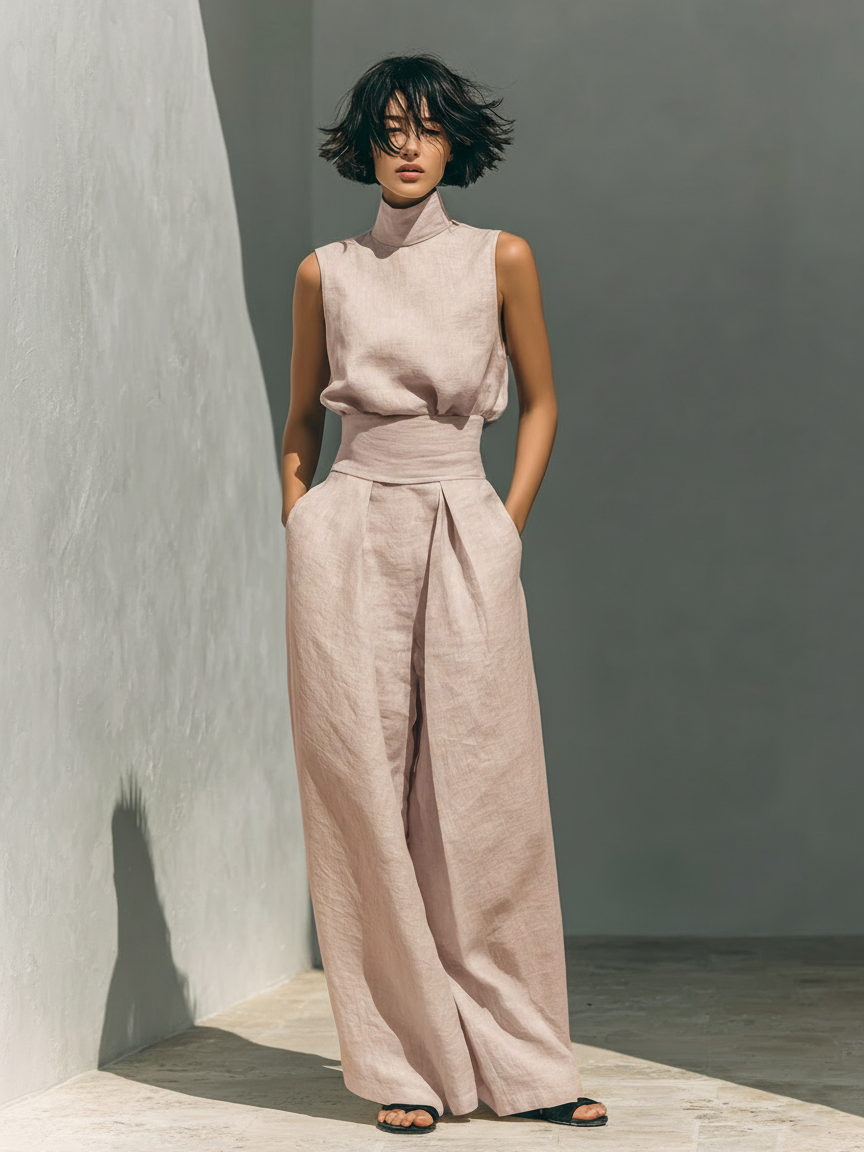 Maria™ | Ensemble minimaliste en lin