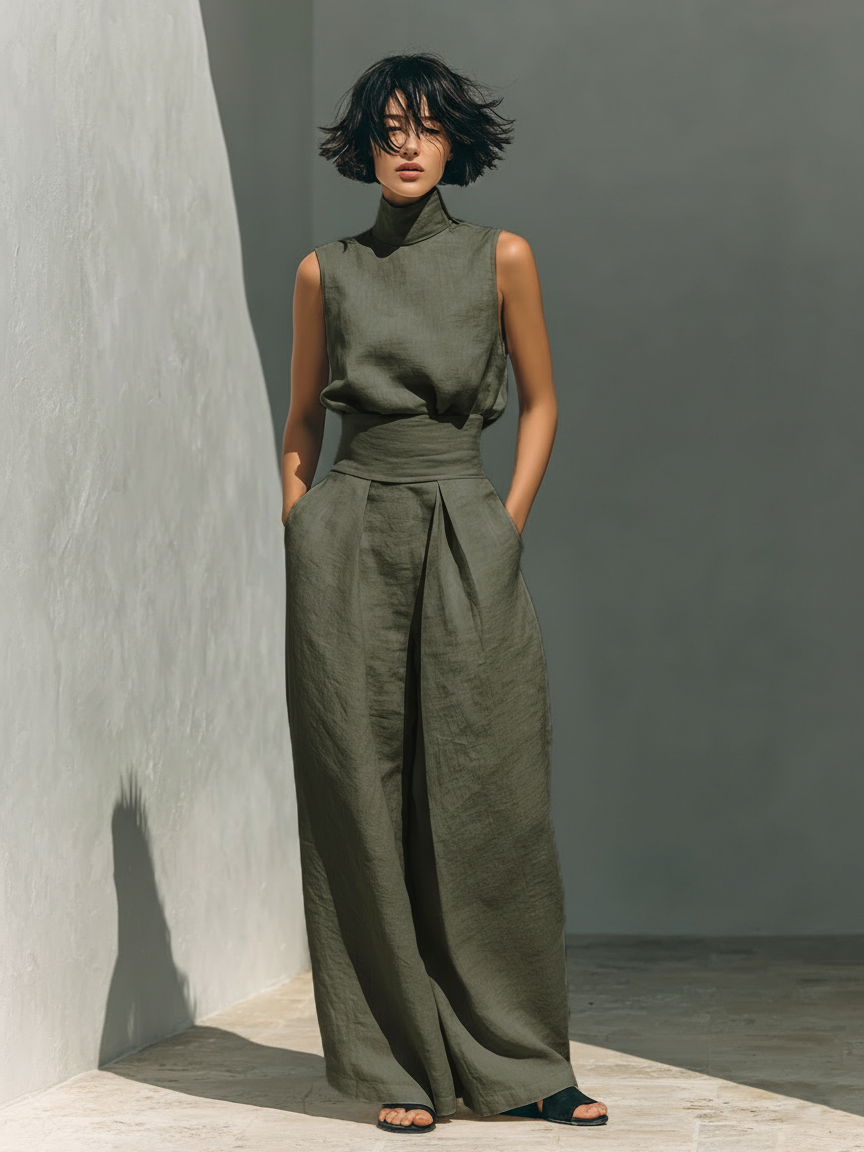 Maria™ | Ensemble minimaliste en lin