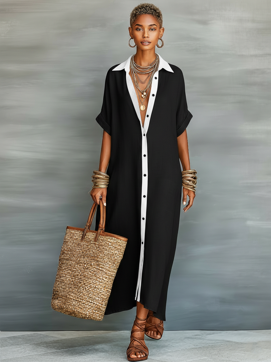 NELYA™ | Robe en lin