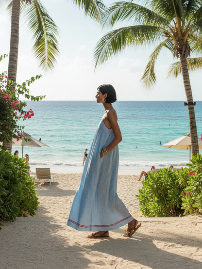 LOUNISSA™ | Robe rayée