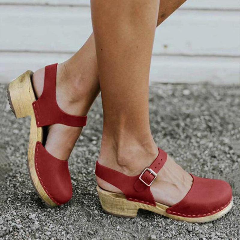 ABBEY™ | Sandales à talons compensés