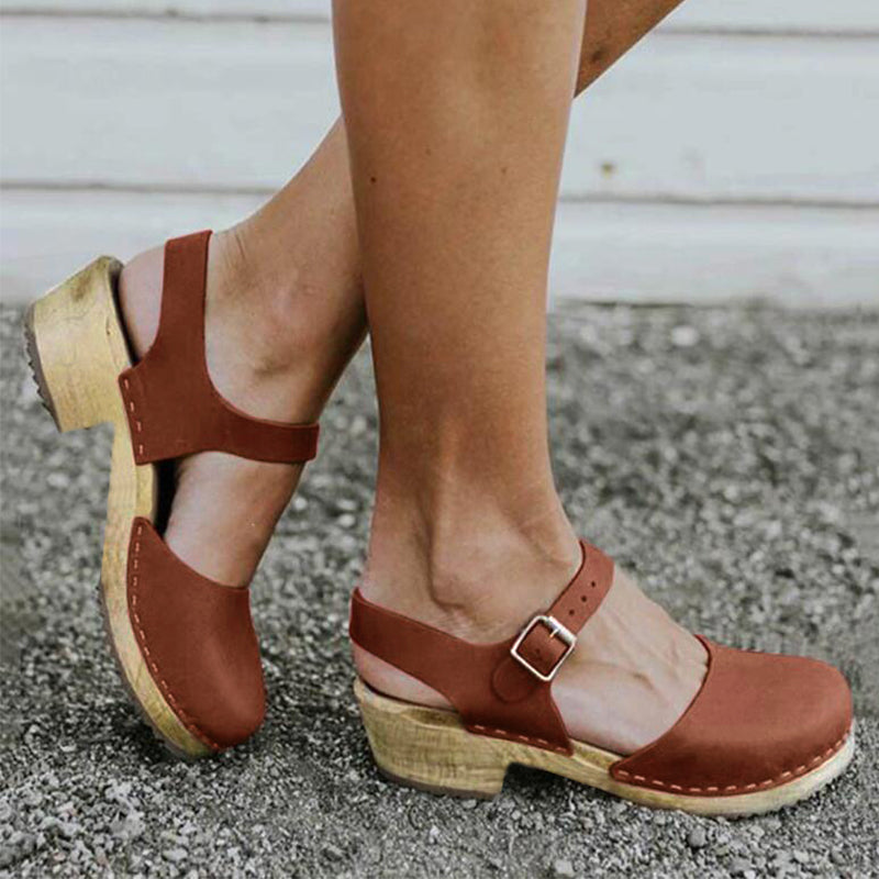 ABBEY™ | Sandales à talons compensés