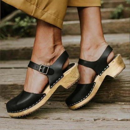 ABBEY™ | Sandales à talons compensés