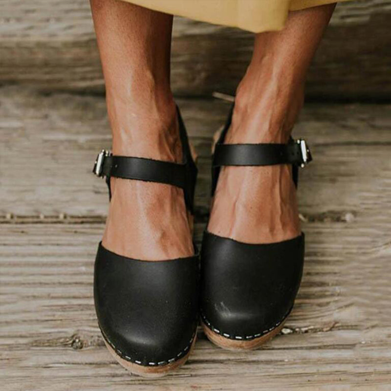 ABBEY™ | Sandales à talons compensés