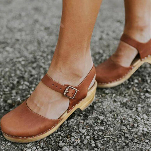 ABBEY™ | Sandales à talons compensés