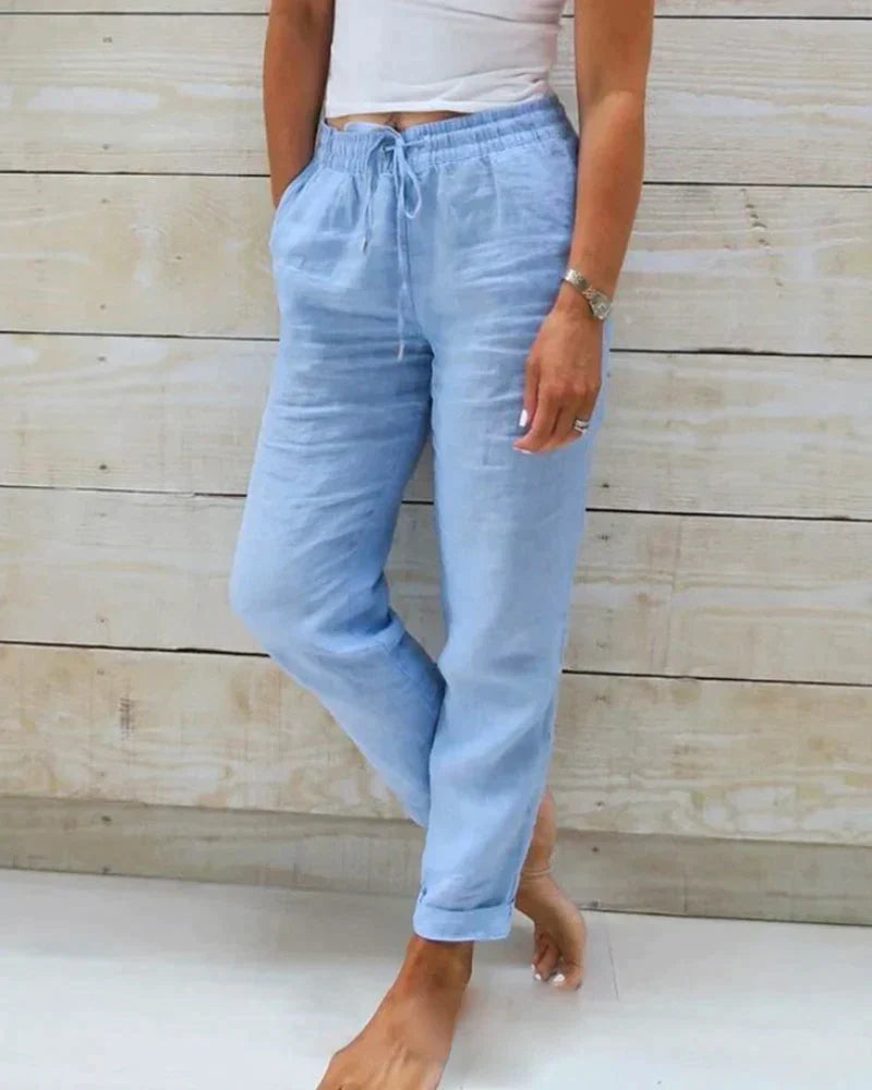 AMBRINE™ | Pantalon en lin