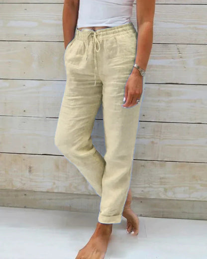 AMBRINE™ | Pantalon en lin