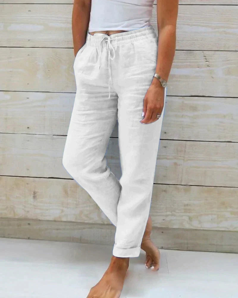 AMBRINE™ | Pantalon en lin