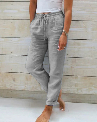 AMBRINE™ | Pantalon en lin