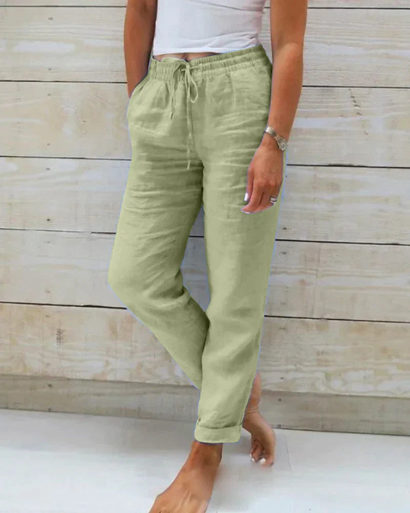 AMBRINE™ | Pantalon en lin