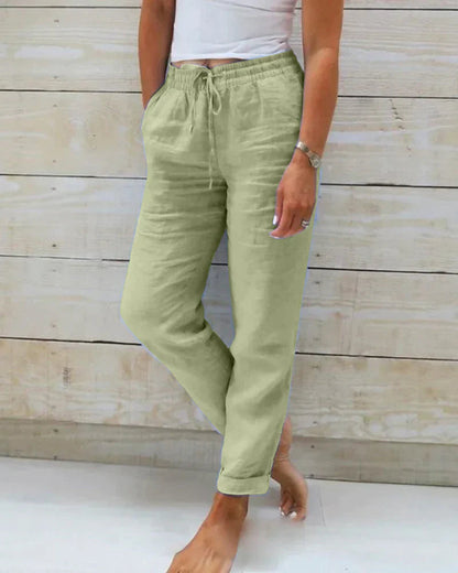 AMBRINE™ | Pantalon en lin