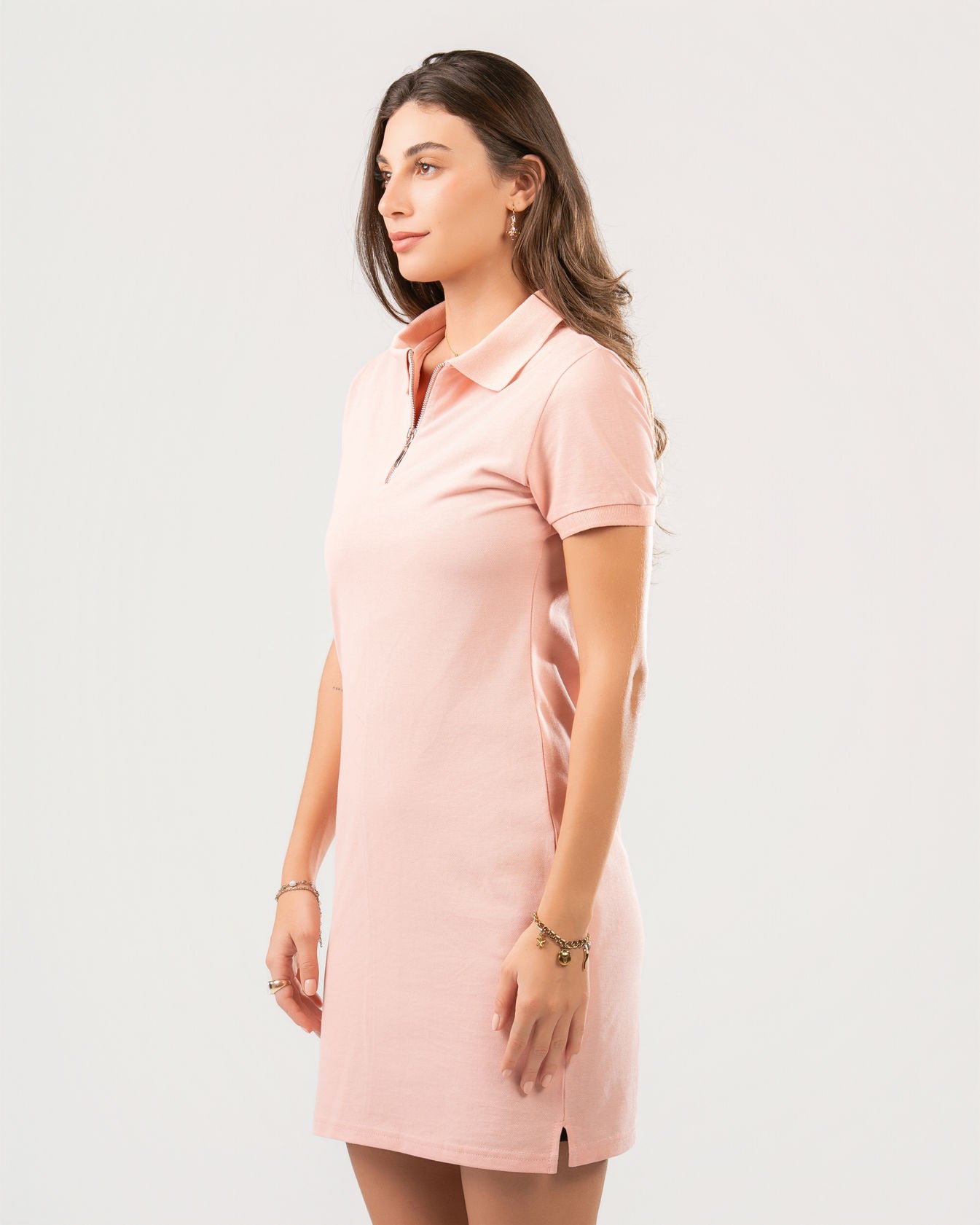 Piqué Cotton Polo Dress
