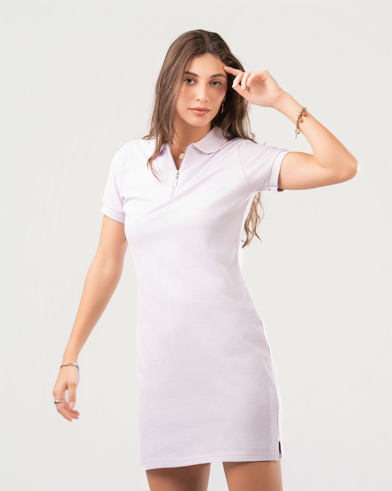 Piqué Cotton Polo Dress