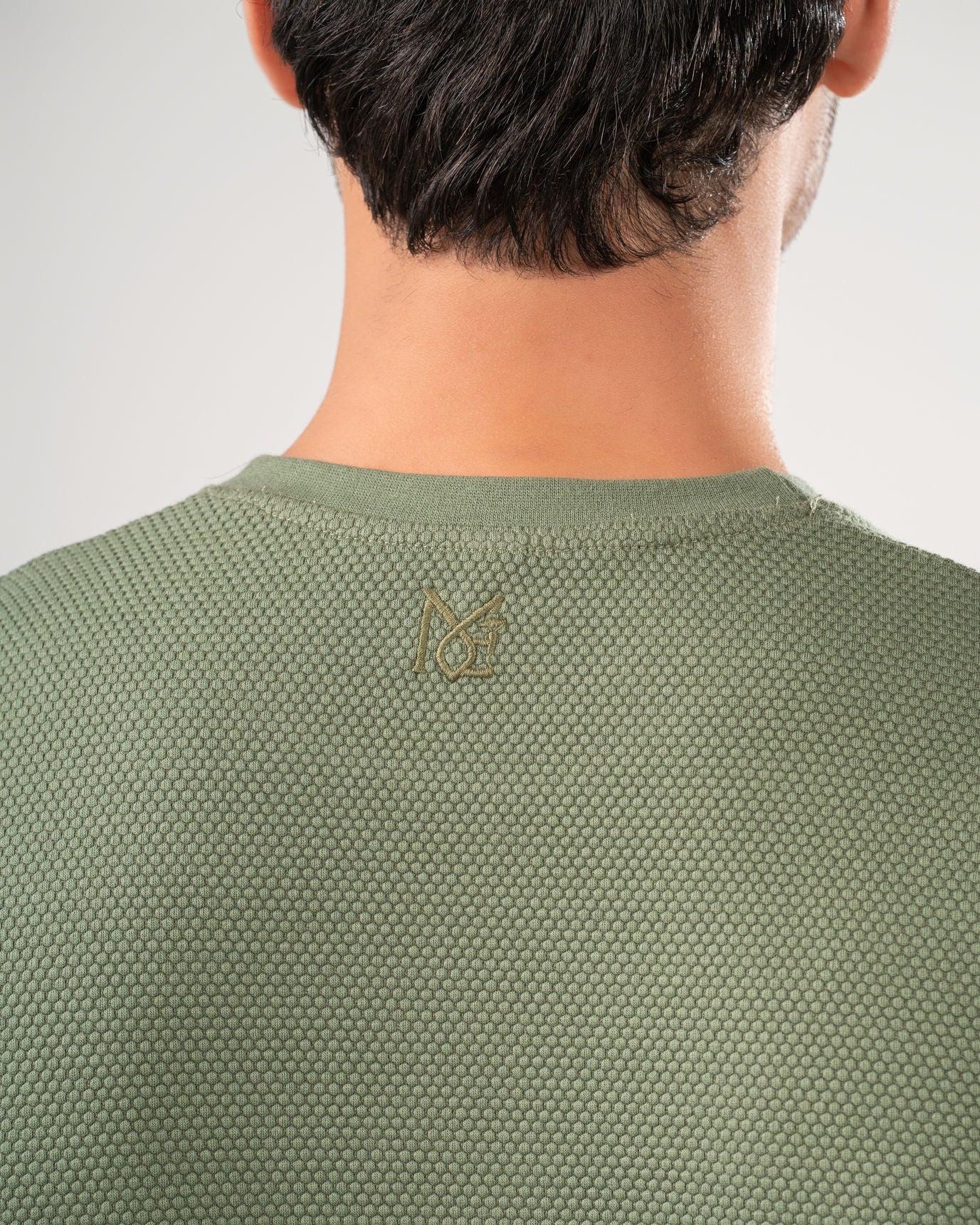 Textured Cotton T-Shirt