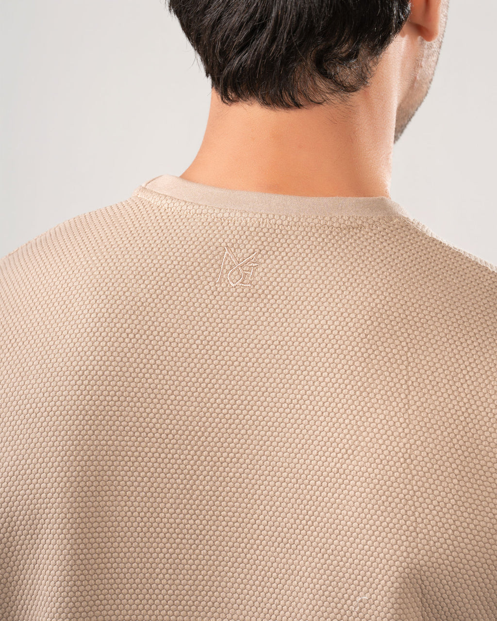 Textured Cotton T-Shirt