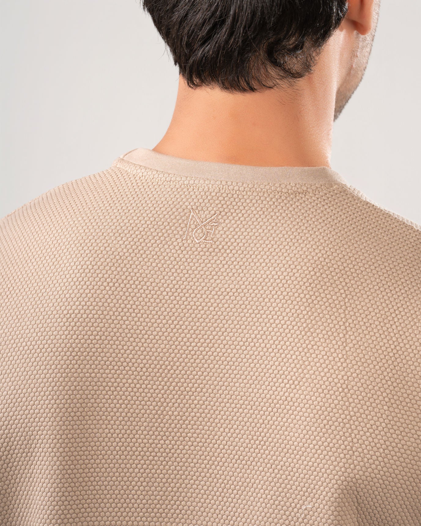 Textured Cotton T-Shirt