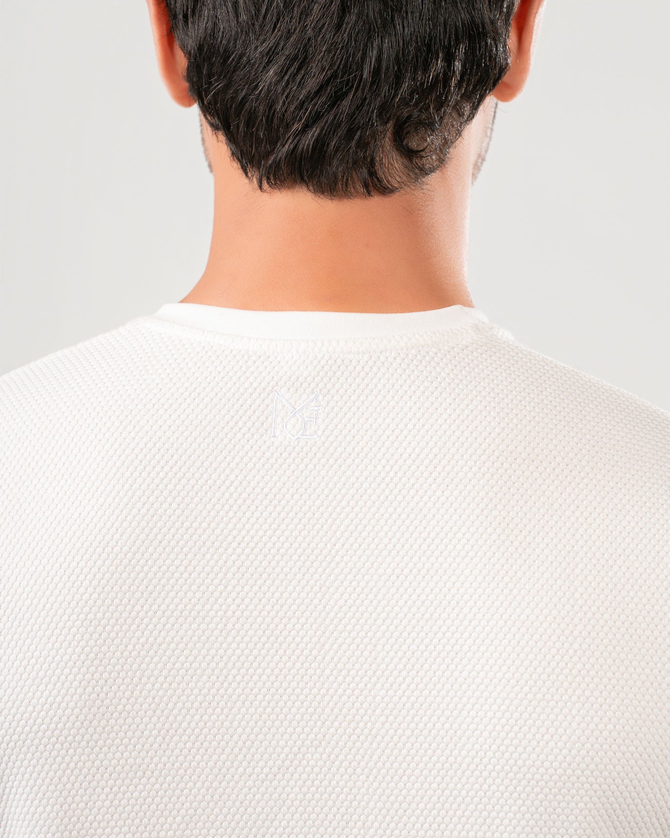 Textured Cotton T-Shirt