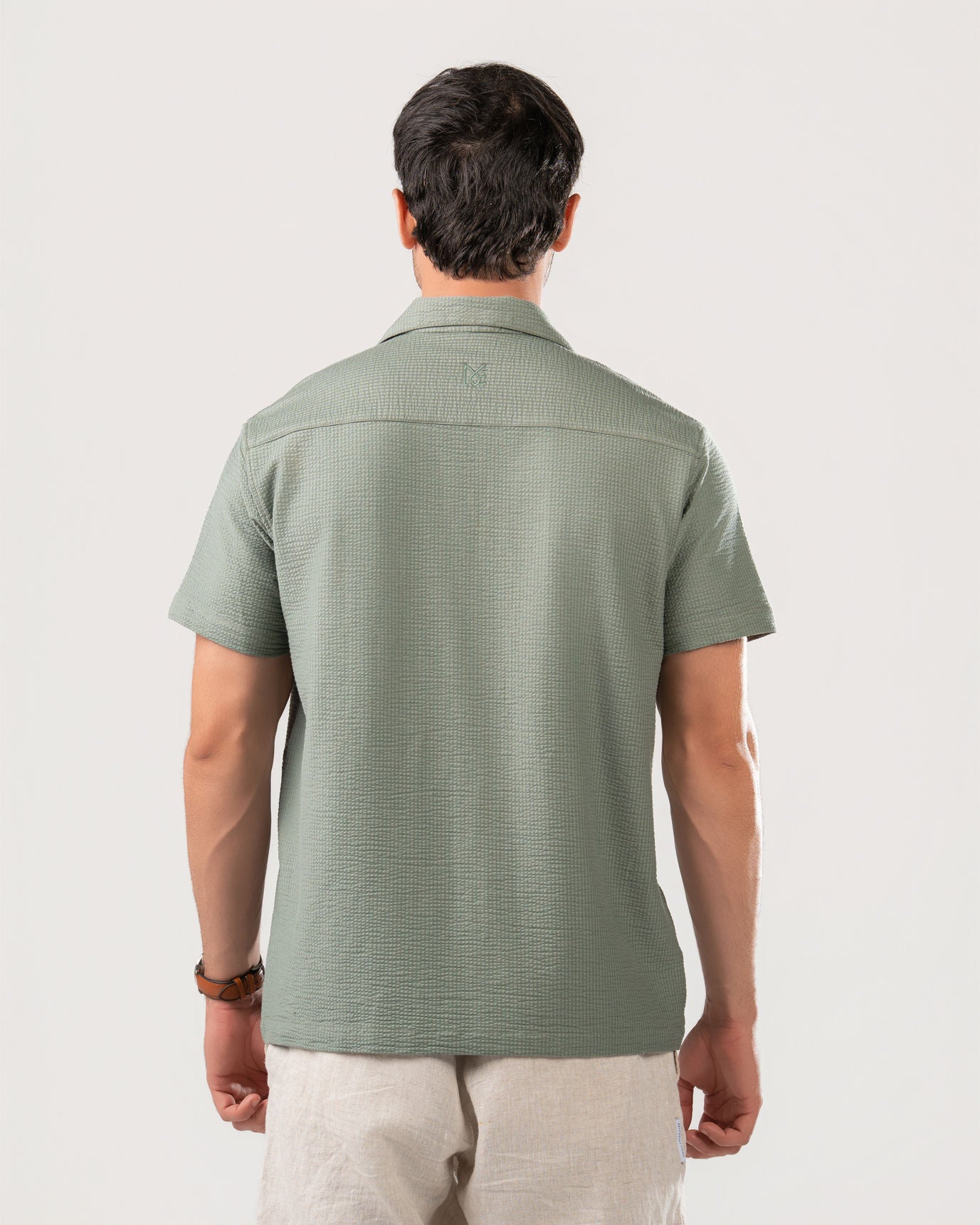 Camp Collar Cotton Shirt