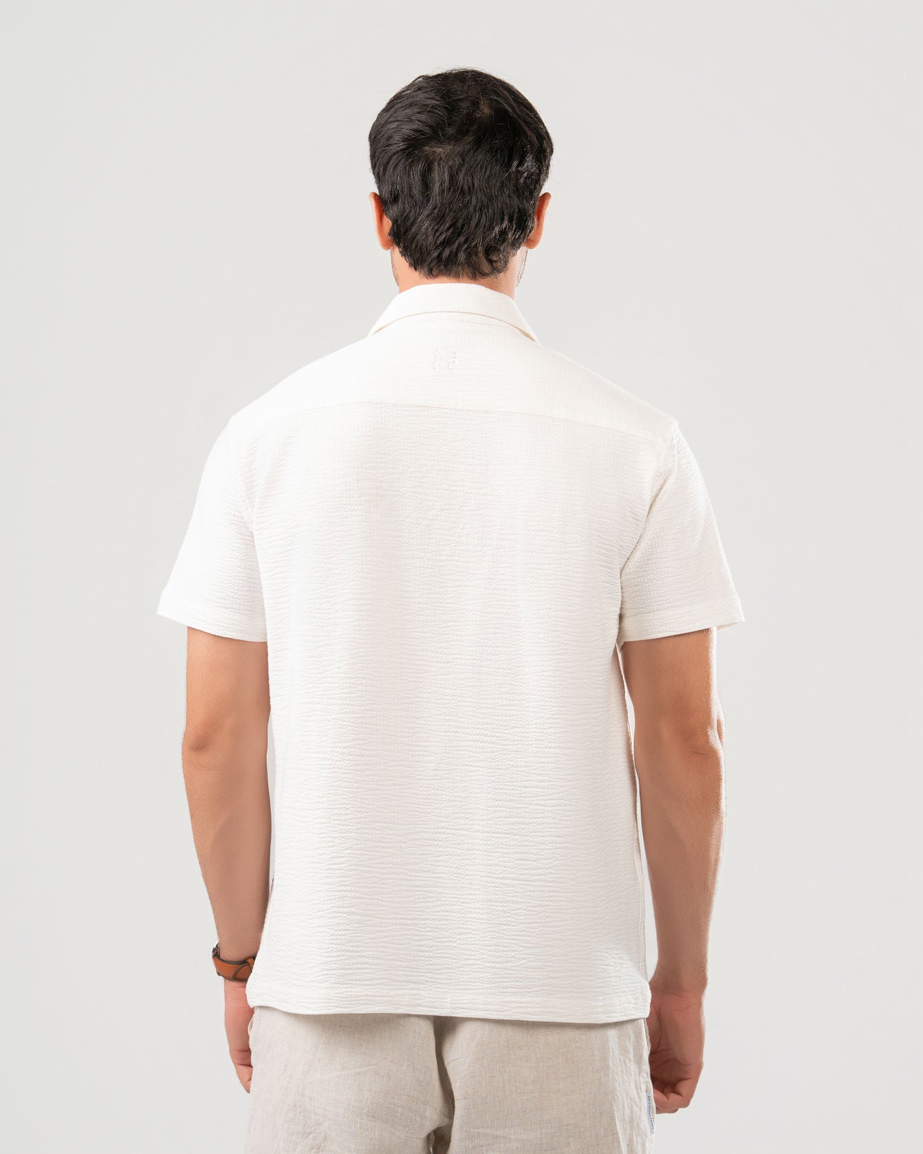 Camp Collar Cotton Shirt