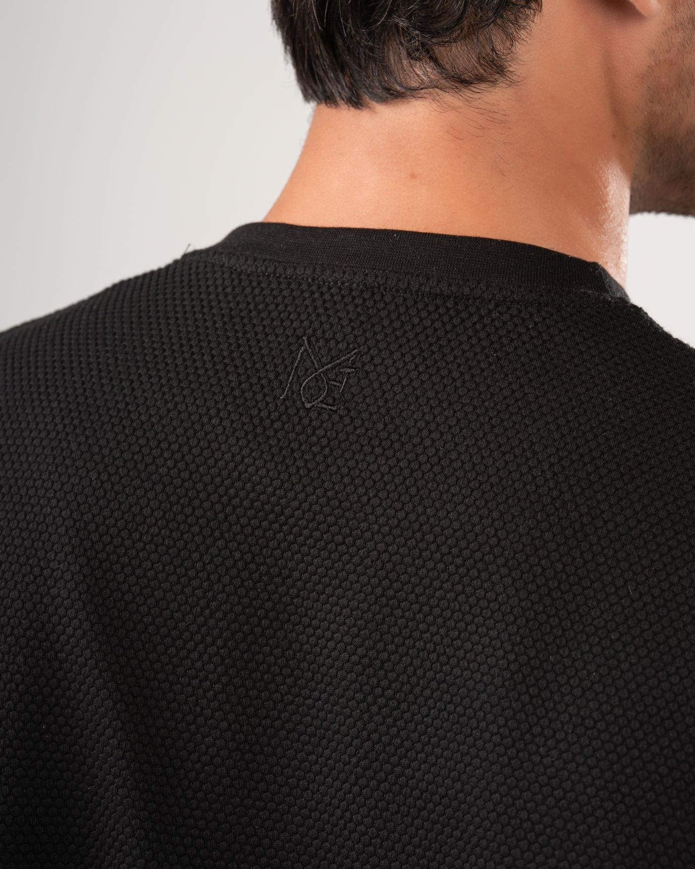 Textured Cotton T-Shirt