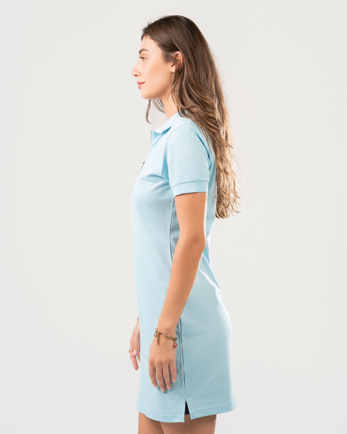 Piqué Cotton Polo Dress