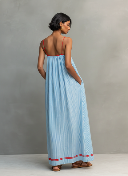 LOUNISSA™ | Robe rayée