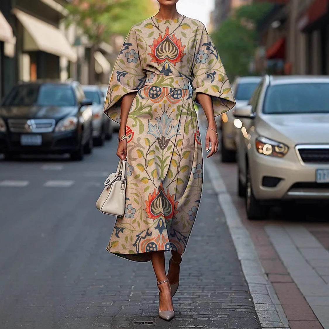 Evangeline™ | Robe à col rond
