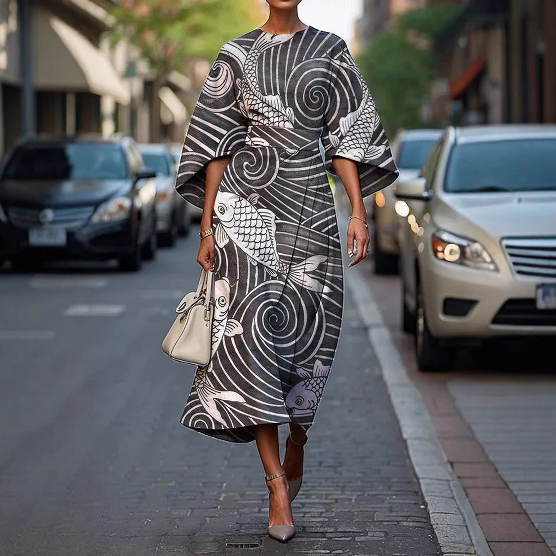 Evangeline™ | Robe à col rond