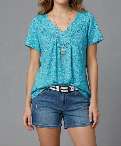 Trisha™ | T-shirt à motifs floraux