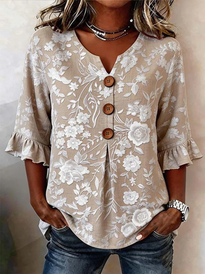 Dynika™ | Blouse fleurie