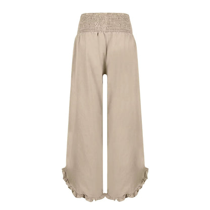 Yvette™ | Pantalon fluide coton-lin