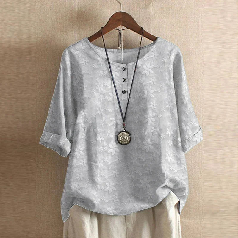 Dakota™ | Blouse rétro imprimée