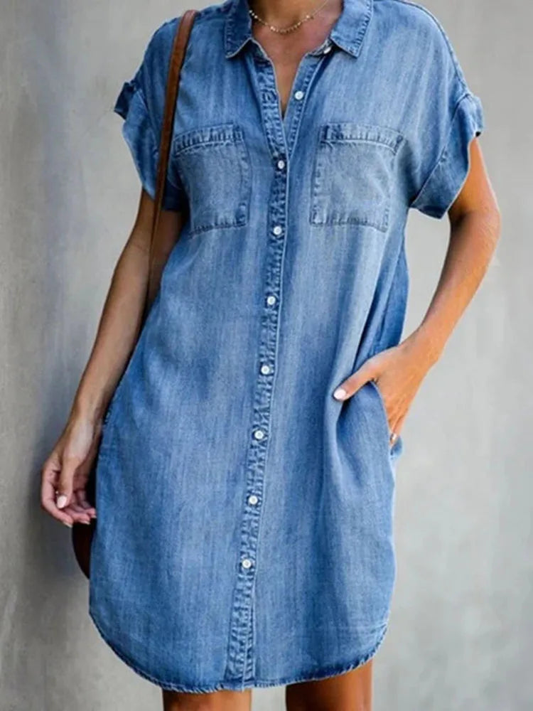 Theresa™ | Robe d'été en denim