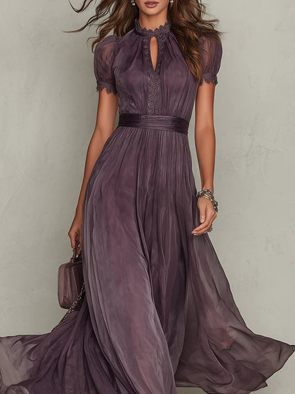 Flavia™ | Robe longue en mousseline