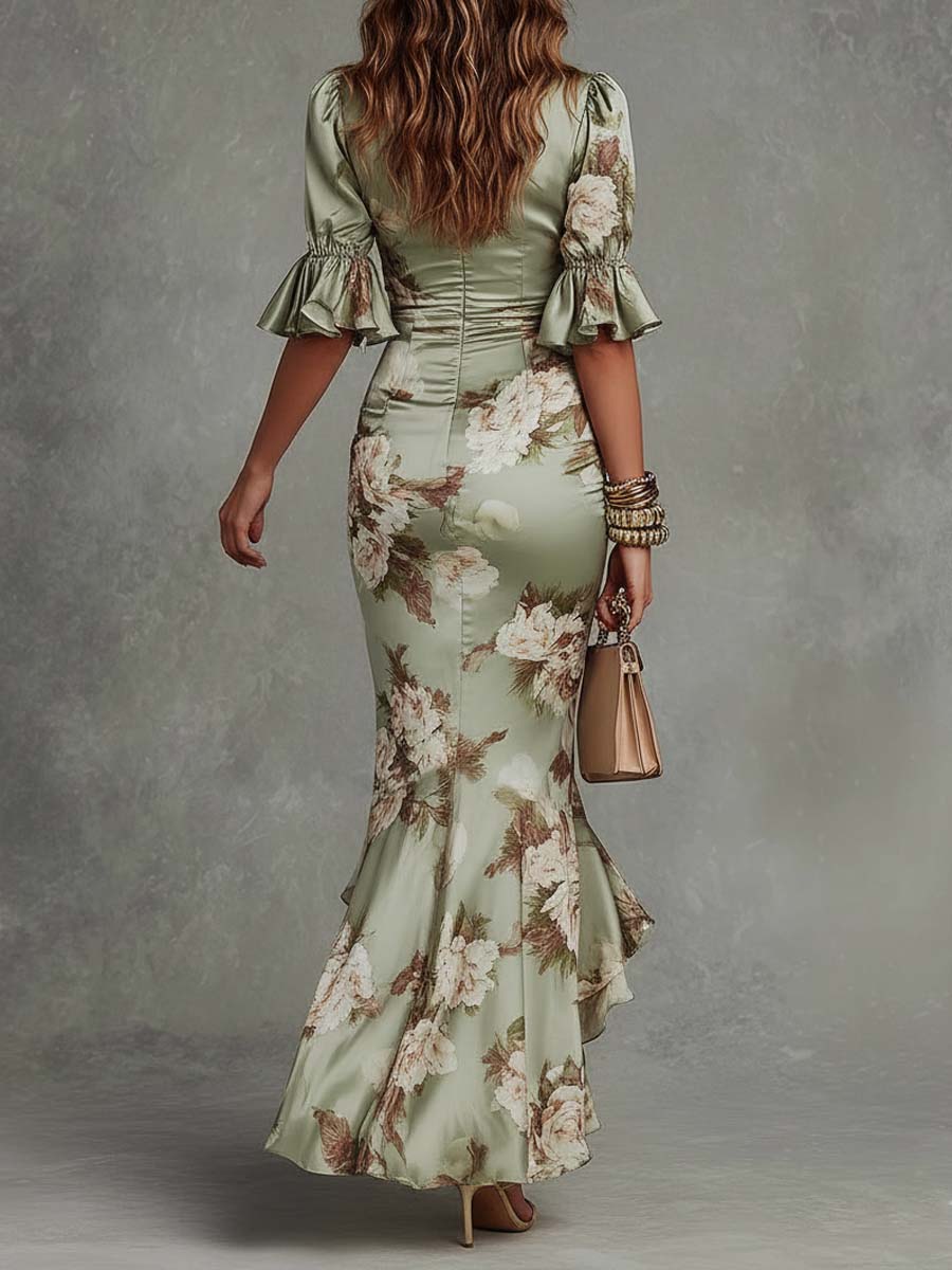 Anna™ | Robe longue en satin
