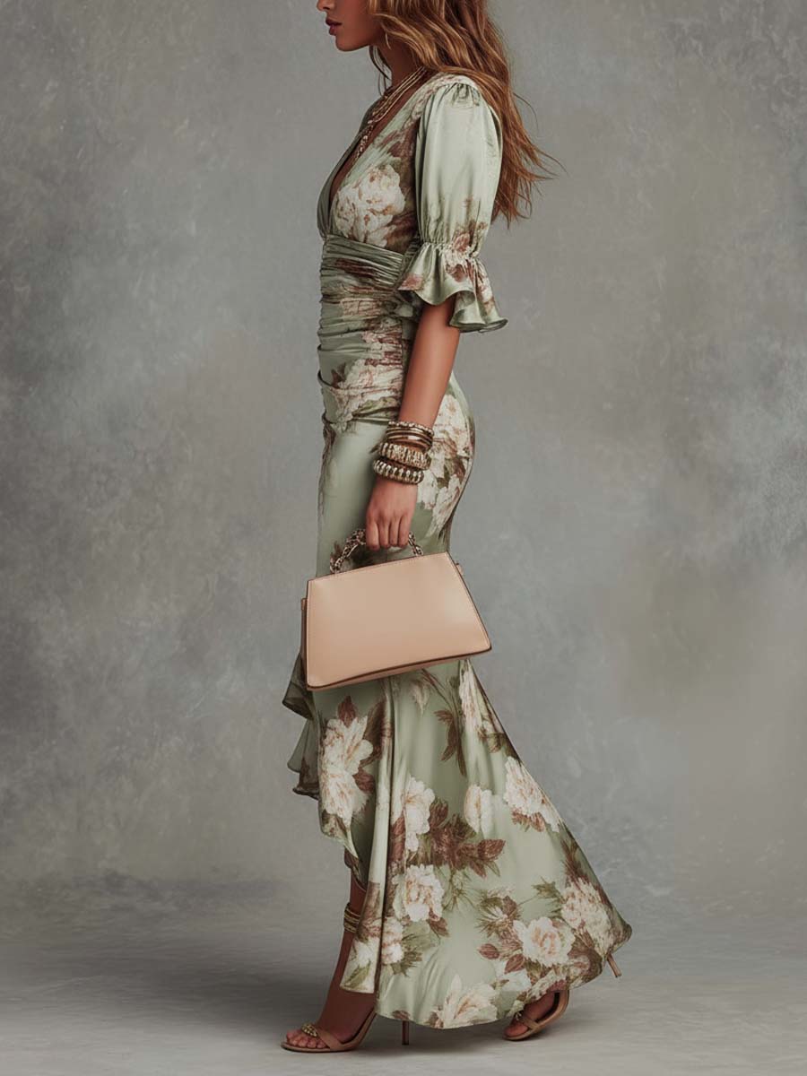 Anna™ | Robe longue en satin
