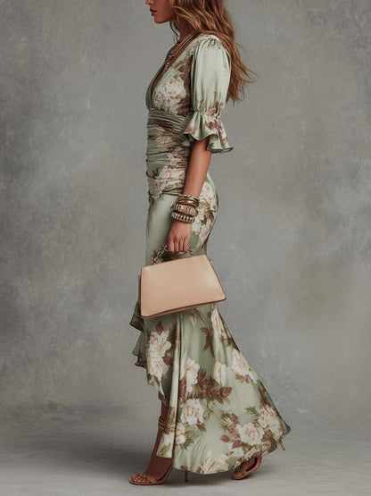Anna™ | Robe longue en satin