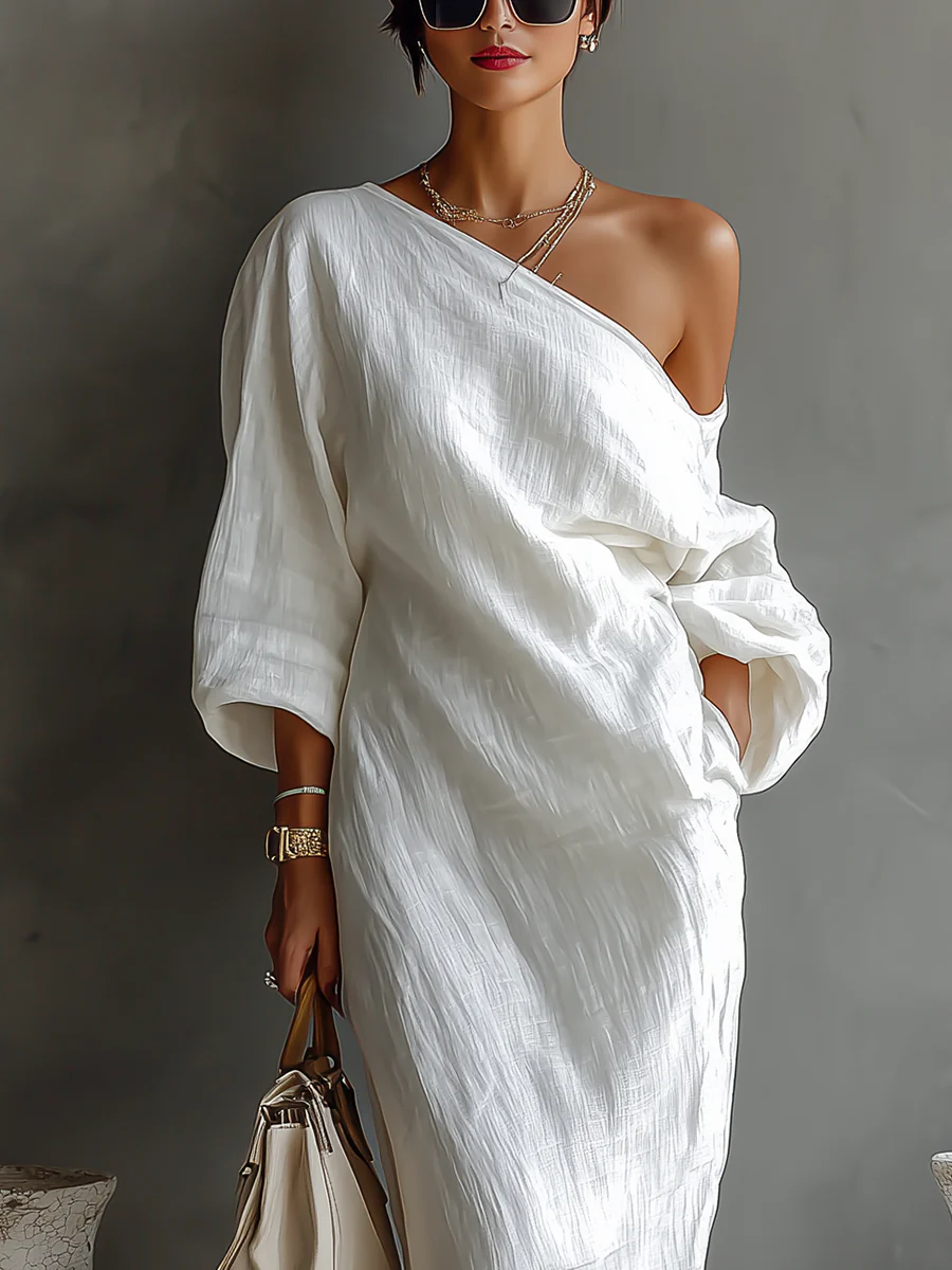 Thalassa™ | Robe Longue Asymétrique