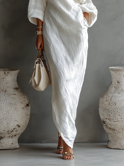 Thalassa™ | Robe Longue Asymétrique