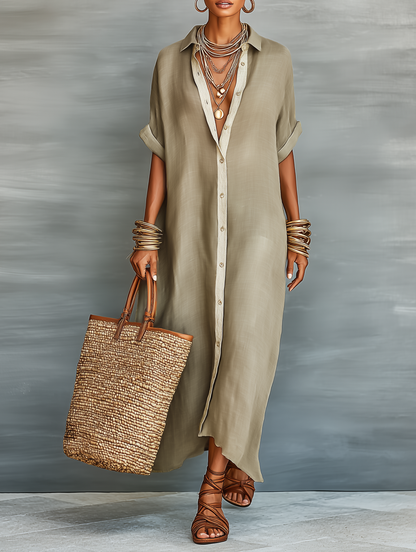 NELYA™ | Robe en lin