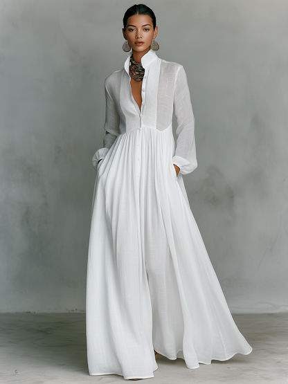 Urielle™ | Robe longue à col haut
