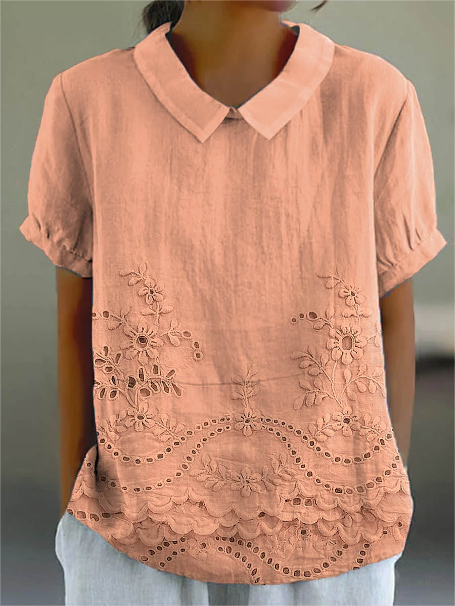 Lilia™ | Chemise brodée
