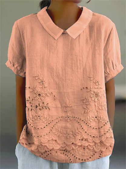 Lilia™ | Chemise brodée