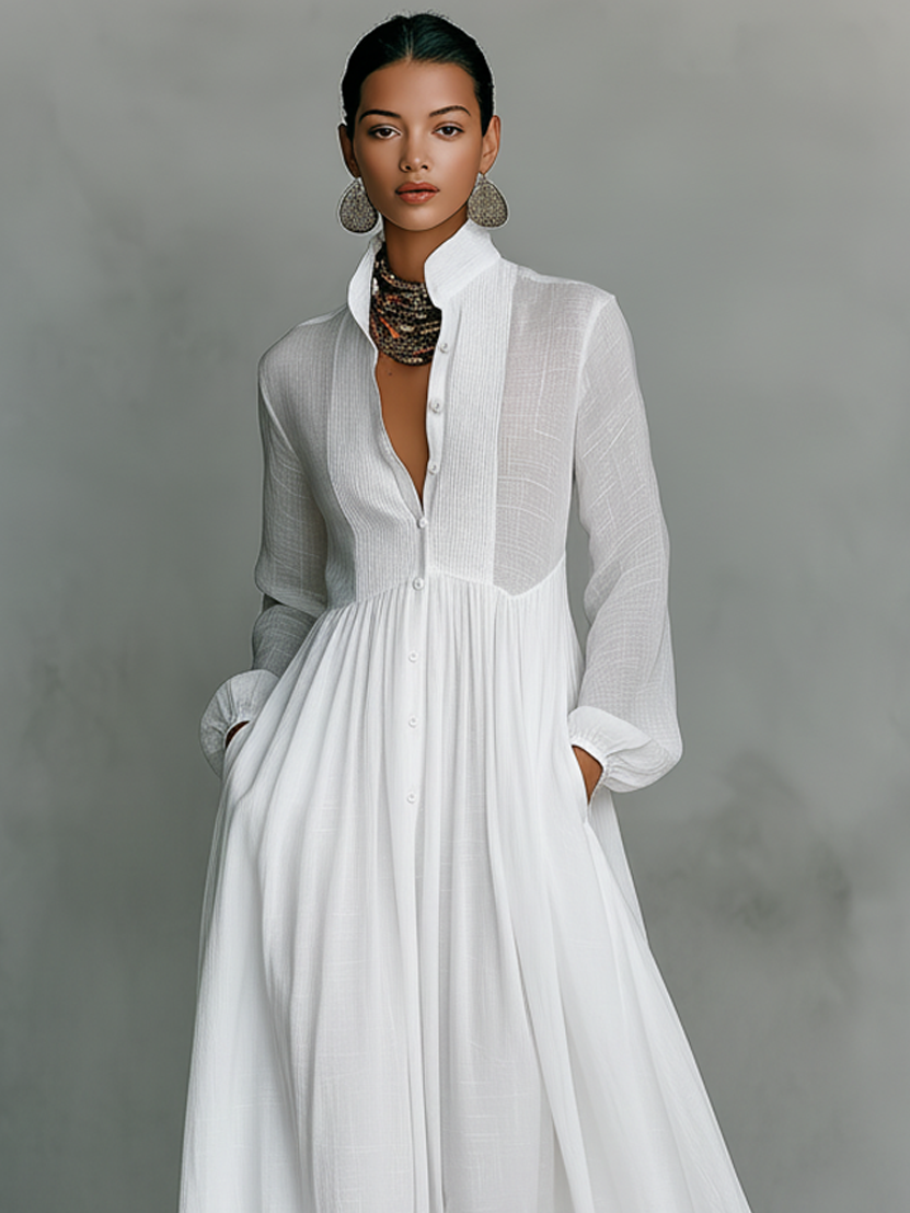 Urielle™ | Robe longue à col haut