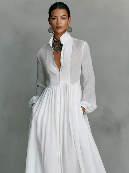 Urielle™ | Robe longue à col haut