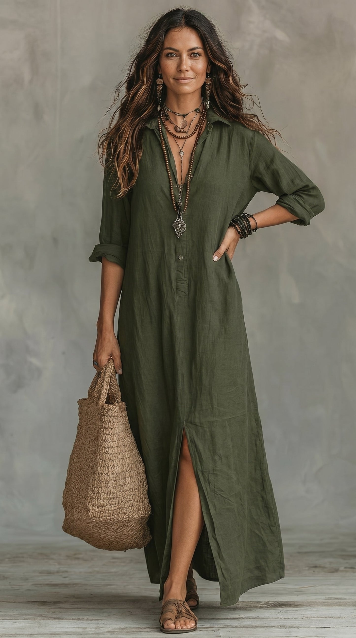 Boutonnée™ | Robe longue