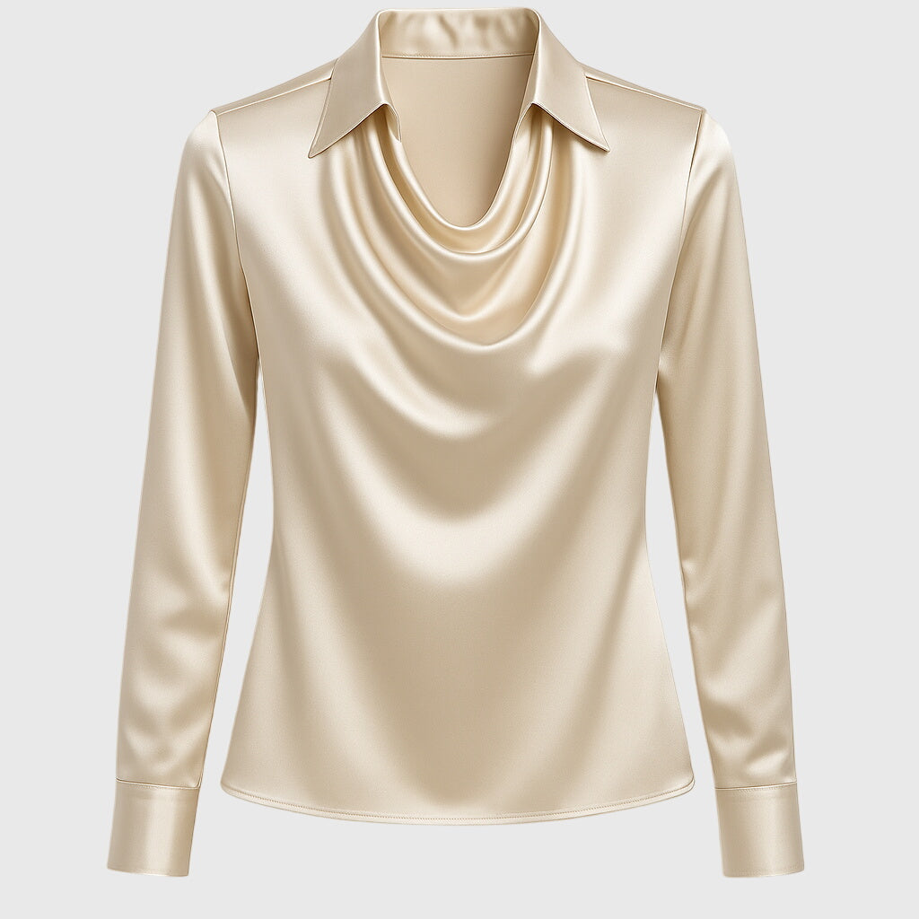 Aisha™ | Blouse fluide brillante