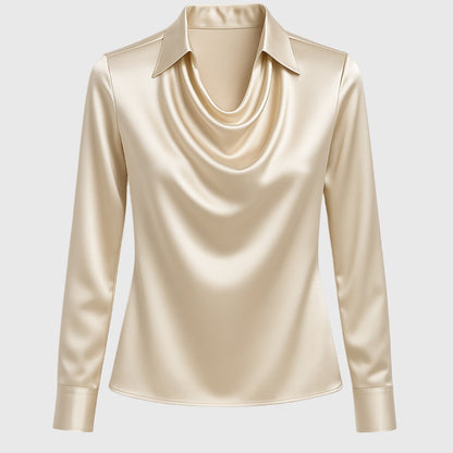 Aisha™ | Blouse fluide brillante