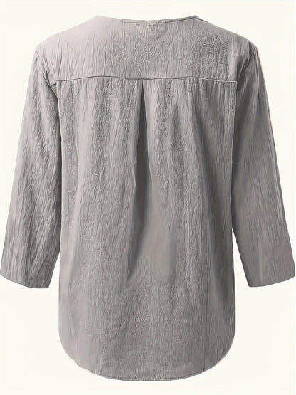 Solénya™ | Blouse Coton-Lin