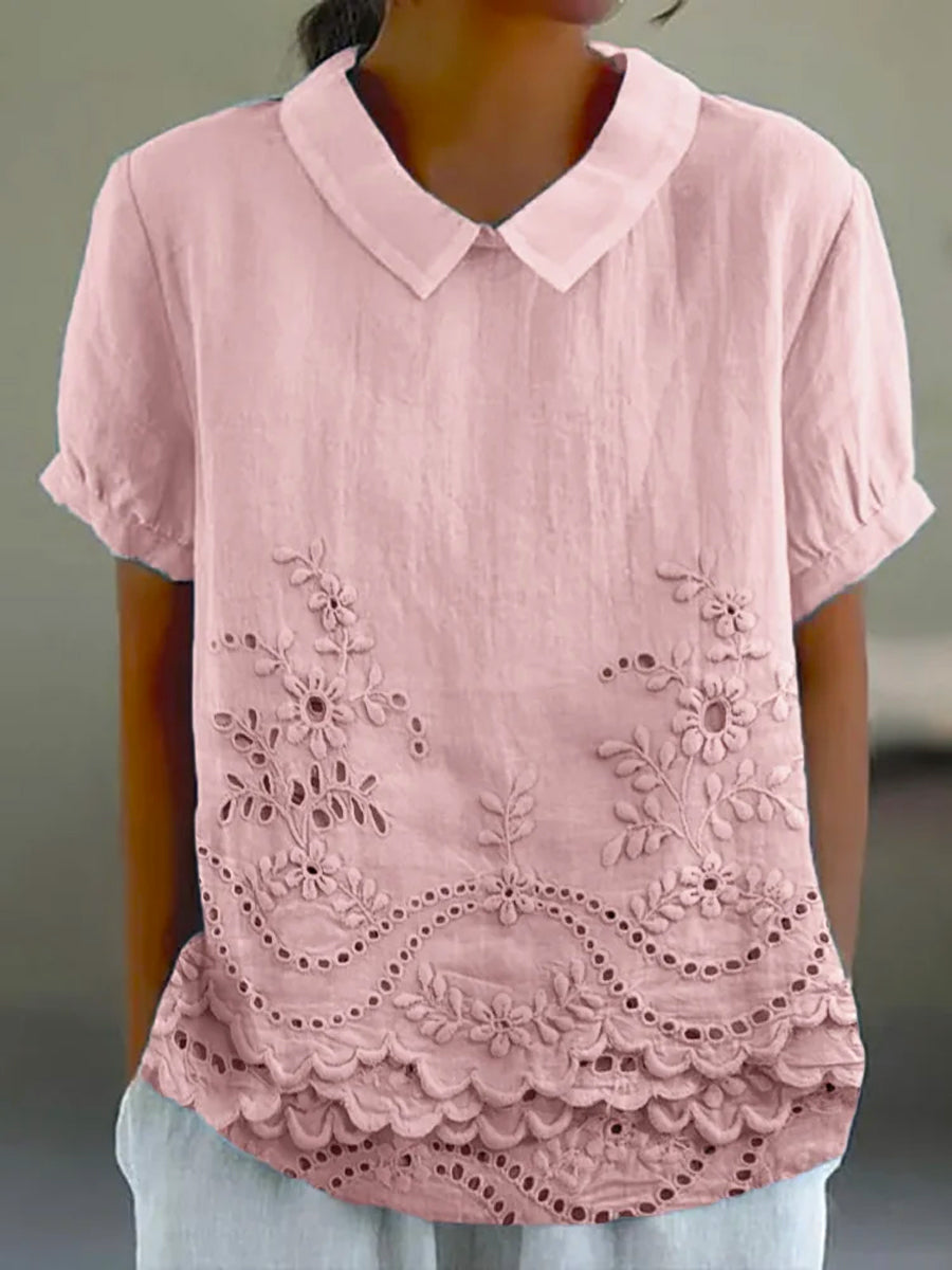 Lilia™ | Chemise brodée